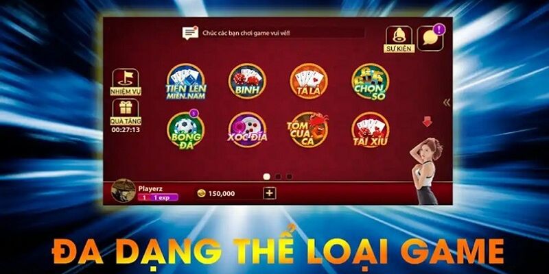 Đa dạng thể loại game 